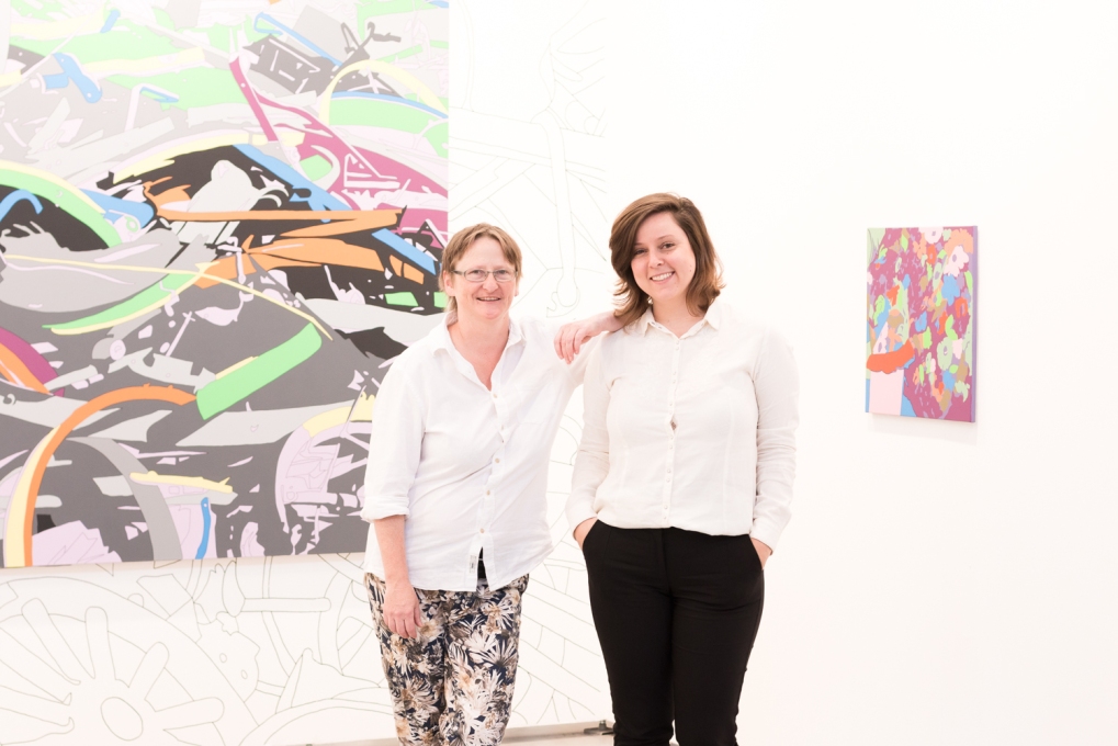 Artist Francis Lisa Ruyter and Andrea Fiore